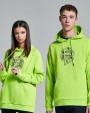 DOLLY NOIRE Logo Wireframe Hoodie Acid Green