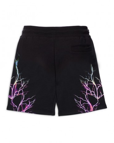 PHOBIA Pink / Light blue Lightning Shorts