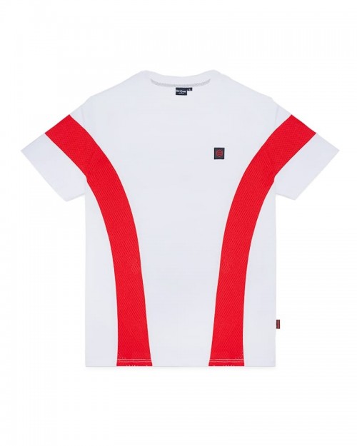 DOLLY NOIRE Tornado White & Red Tee