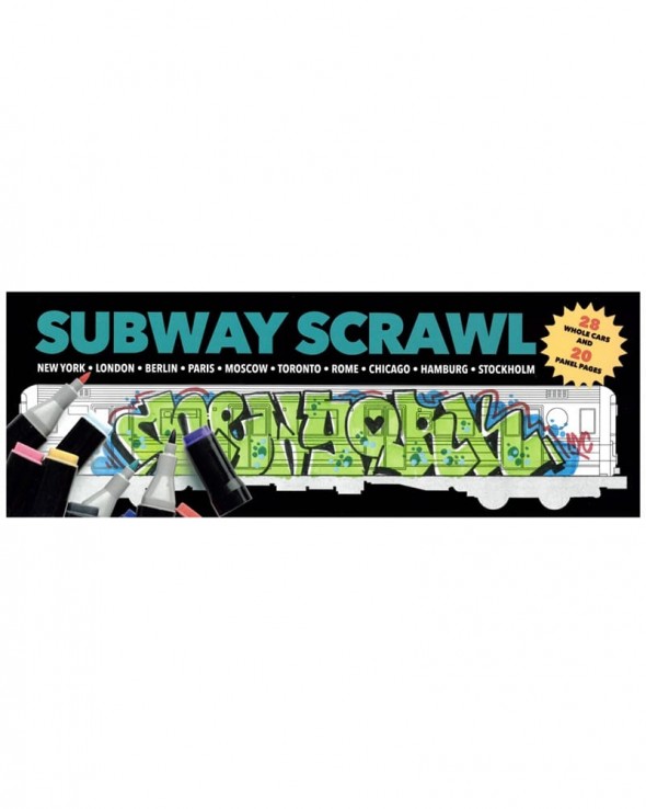 Subway Scrawl Coloring Book