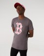 NEW ERA MLB Boston Red Sox Camo Logo Grey Tee