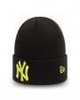 NEW ERA League Essentials New York Yankees Cuff Knit Beanie Black