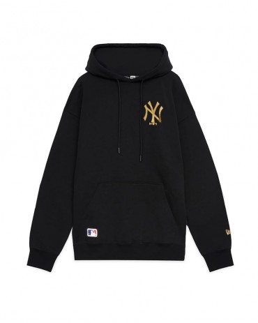 NEW ERA MLB NY Yankees Metallic Logo Hoodie