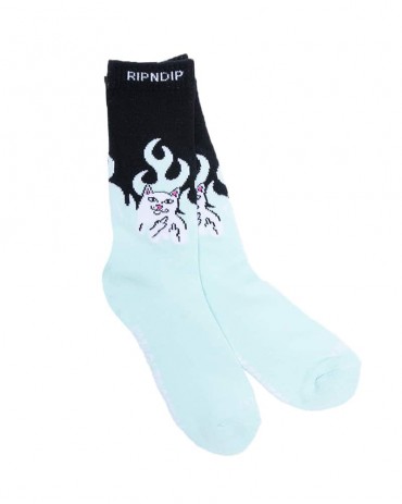 RIPNDIP Welcome To Heck Socks Black Blue