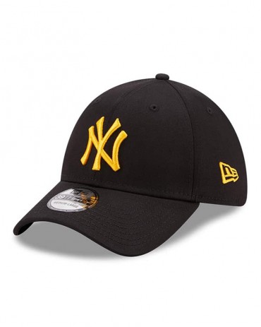 NEW ERA 39THIRTY New York Yankees League Essential Black and Yellow