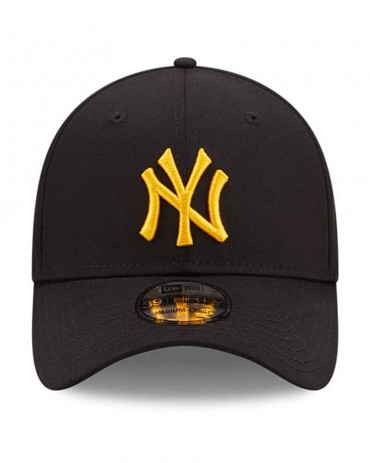 NEW ERA 39THIRTY New York Yankees League Essential Black and Yellow