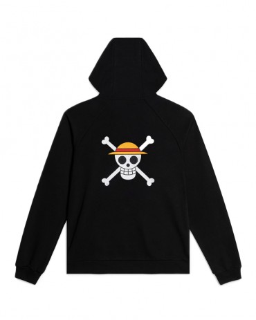 DOLLY NOIRE x One Piece Luffy Skull Sweatshirt Black
